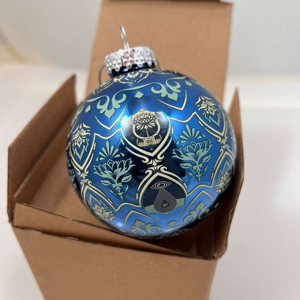 Obey Earth Crisis Globe Christmas Ornament by Shepard Fairey Brand New